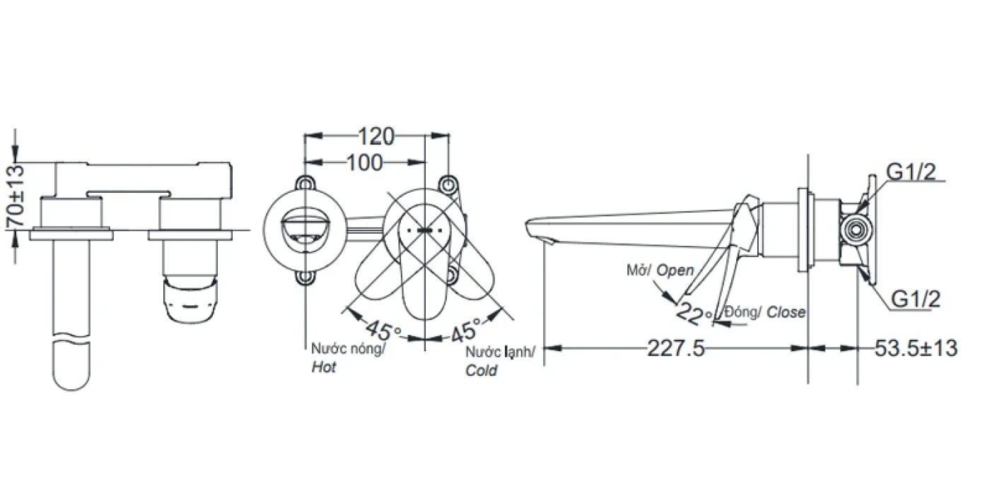 ban ve ky thuat voi chau toto tls04309b
