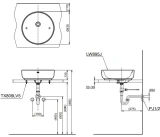 Chậu rửa đặt bàn TOTO LW895JW/F 2