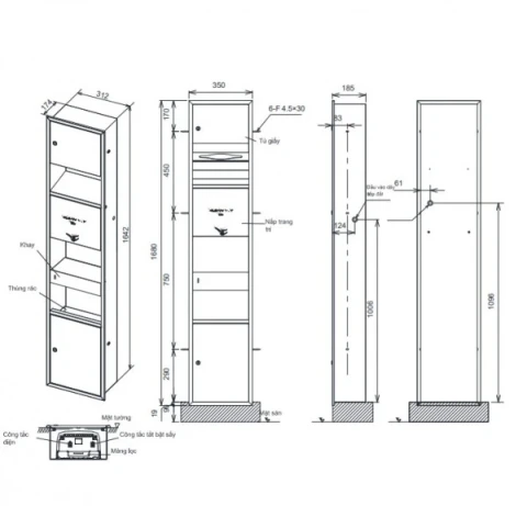 Ảnh Máy sấy tay TOTO TYC602P 2