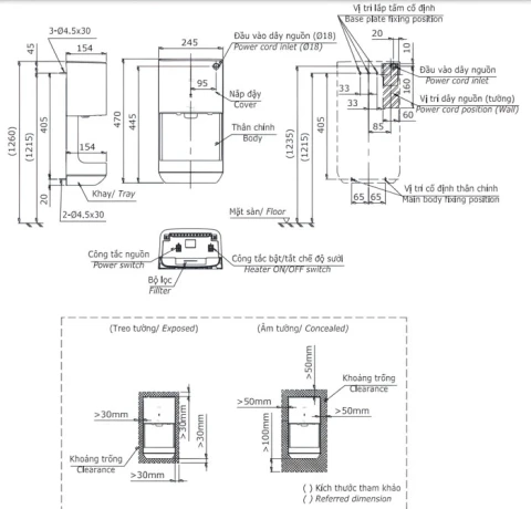 Ảnh Máy sấy tay TOTO TYC322W 2