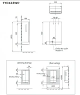 Máy sấy tay TOTO TYC423WC 2
