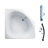 Bồn tắm nhựa góc TOTO PAY1300PE#W TVBF412 DB505R-2B 3