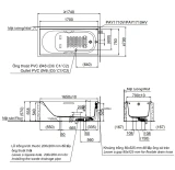 Bồn tắm nhựa TOTO PAY1710HV/TVBF411 2