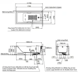 Bồn tắm nhựa TOTO PAY1720HV/TVBF411 2