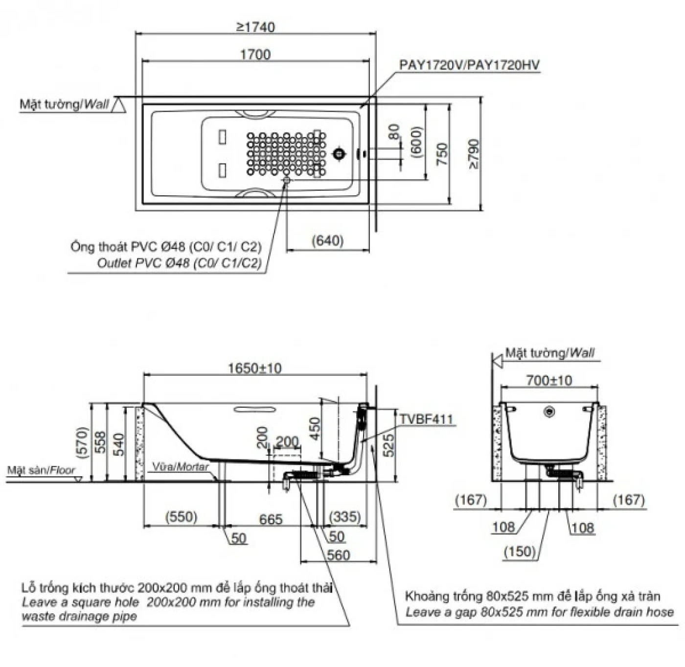 bon tam nhua toto pay1720hv w 1