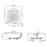 Bồn tắm Ngọc Trai TOTO PPY1720HPTE 2