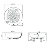 Bồn tắm Ngọc Trai TOTO PPY1720PTE 2