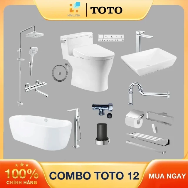 Combo thiết bị vệ sinh TOTO 12