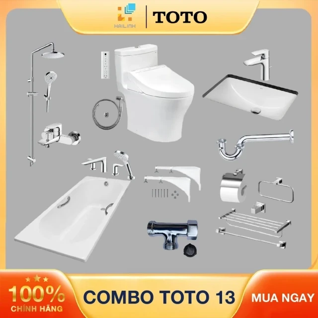 Ảnh Combo thiết bị vệ sinh TOTO 13 1