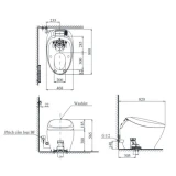 Bồn cầu thông minh TOTO CS900VT/T53P100VR 2