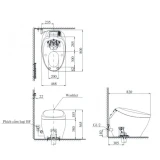 Bồn cầu thông minh TOTO CS901KVT/T53P100VR 2