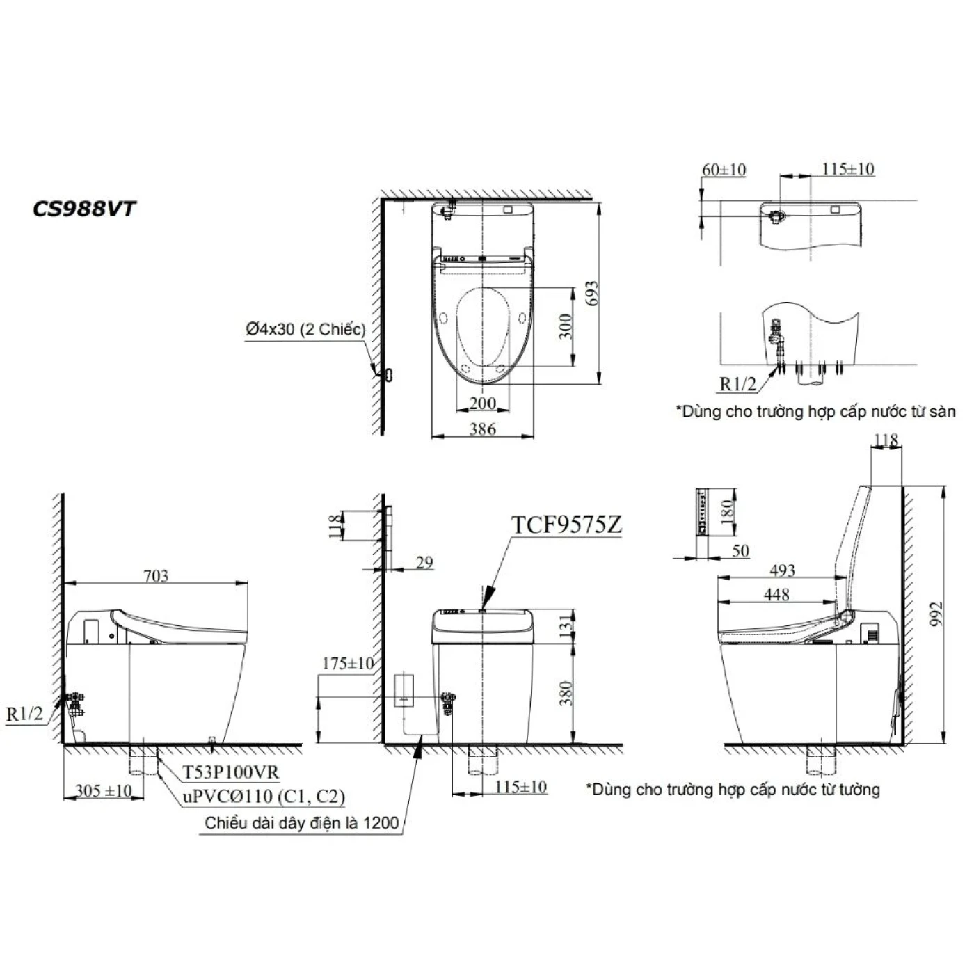 cs988vt nw1 tcf9575z nw1 t53p100vr bvkt