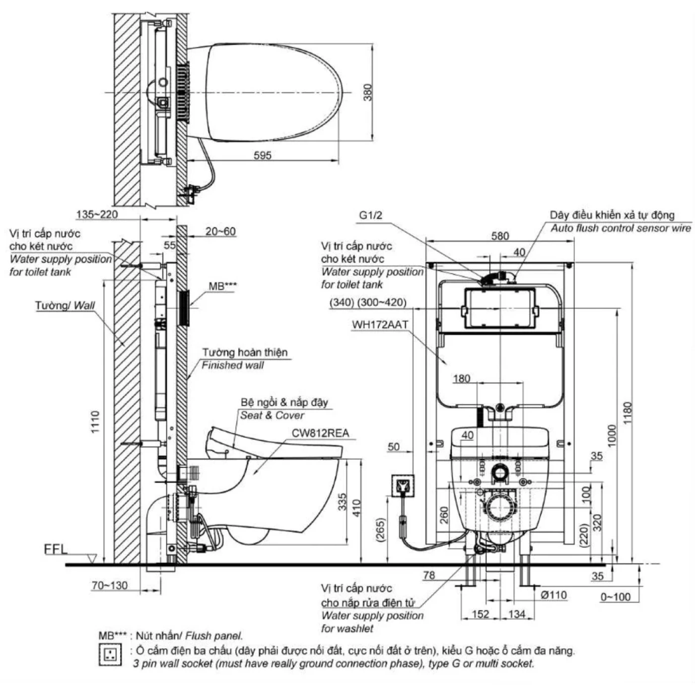 cw812reaw tcf4911eznw1 wh172at tca465 mb174pss ban ve ky thuat