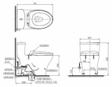 Bồn cầu 1 khối TOTO MS885DT2 2
