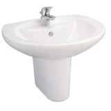 Chậu rửa treo tường Cotto C0107+C4201 3
