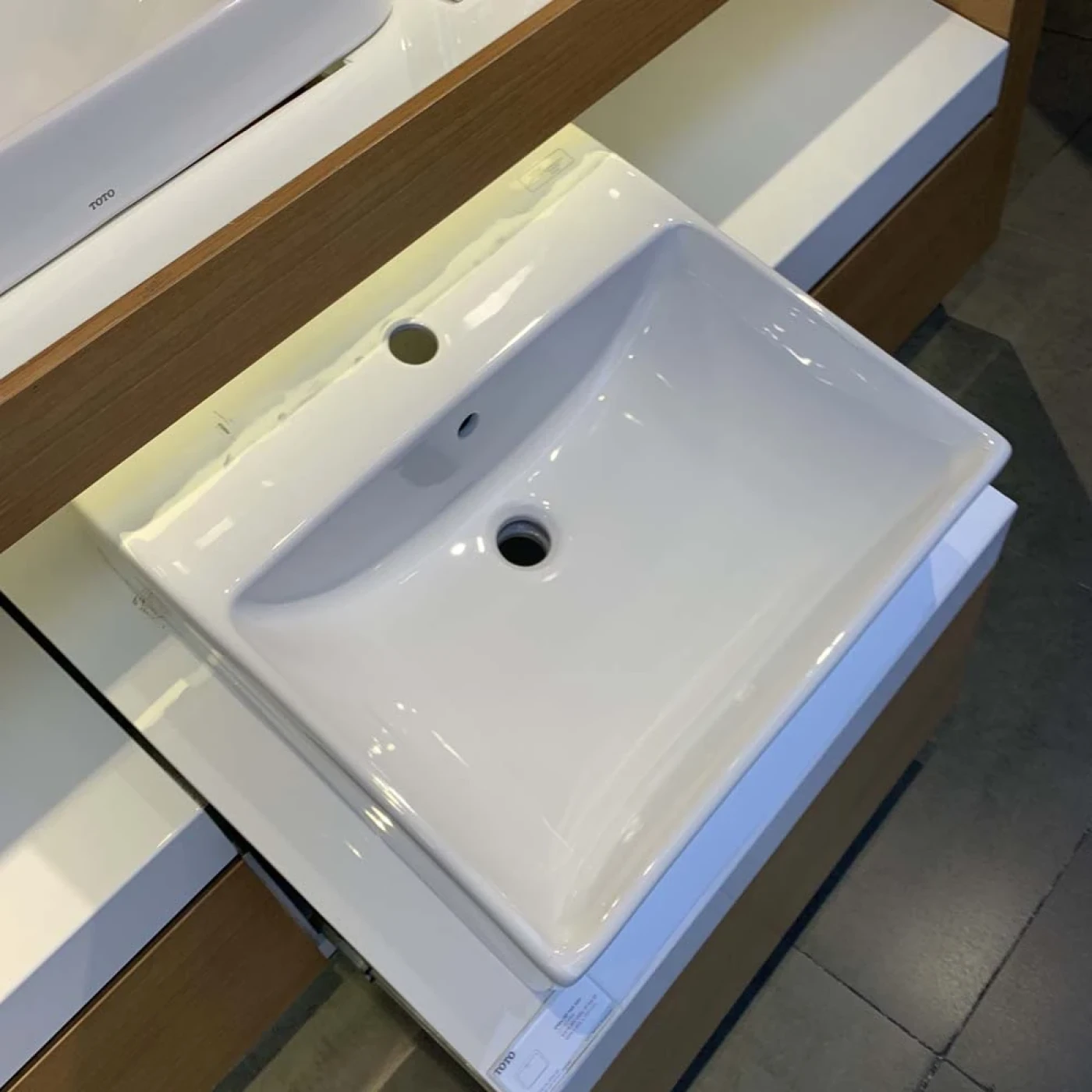 lavabo toto lt710ctr w htt2