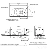 Bồn tắm nhựa TOTO PAY1510HV/TVBF411 2