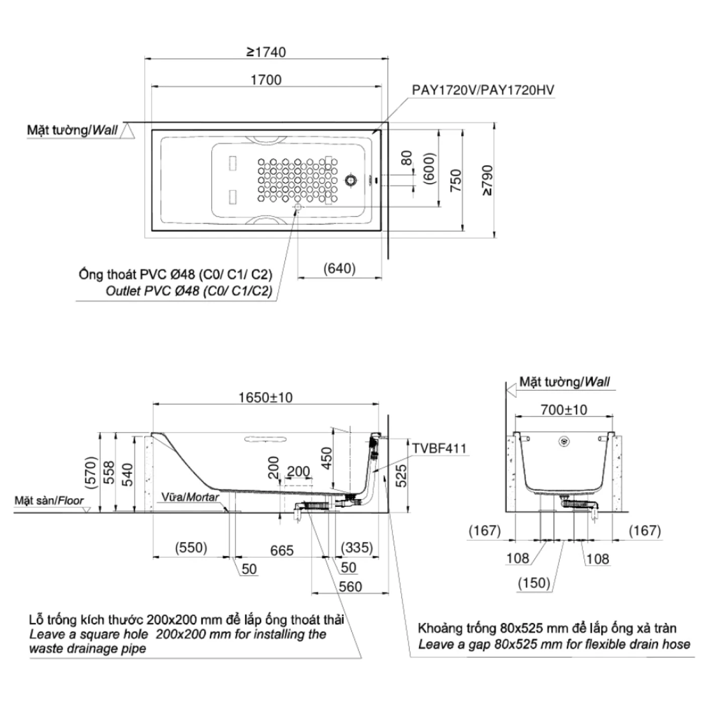 pay1720v w tvbf411 bvkt
