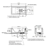 Bồn tắm nhựa TOTO PAY1520HV/TVBF411 2