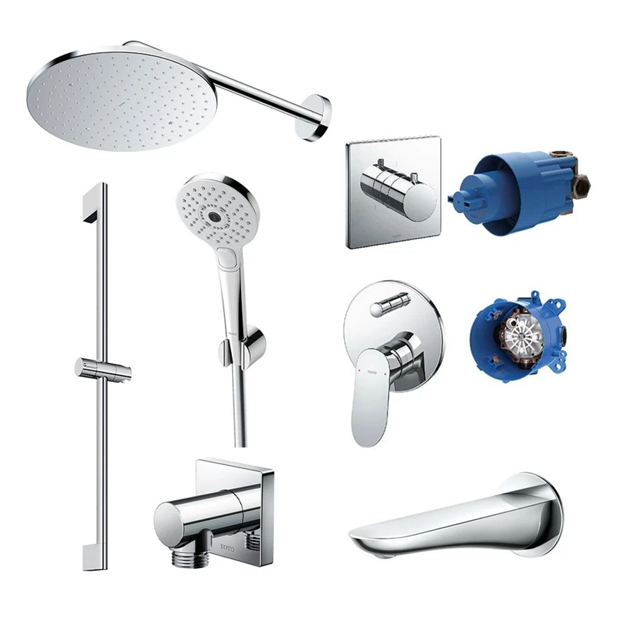 Ảnh Sen tắm âm tường TOTO TBW07003A/TBW07009A/TBW07017A (x4)/TBV01102B/TBN01101B/TBV01406B/TBN01001B/TBW02013B/TBW07019A 1