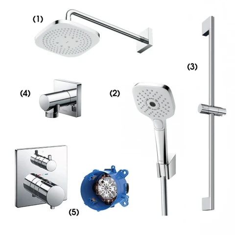 Sen tắm âm tường TOTO TBW08003A1/TBW02006V/TBG02304BA/TBN01001B/TBW07019A/TBW08009A