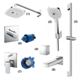 Sen tắm âm tường TOTO TBW08003A1/TBW02006V/TBG10001B/TBG10304VA/TBN01001B/TBV02103B/TBN01102B/TBW08010A 1