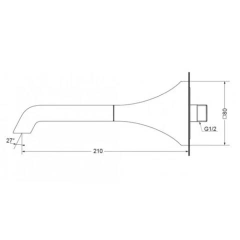 Ảnh Vòi xả bồn GC TOTO TBG08001B 2