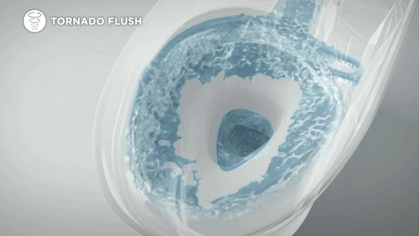 tornado flush toto