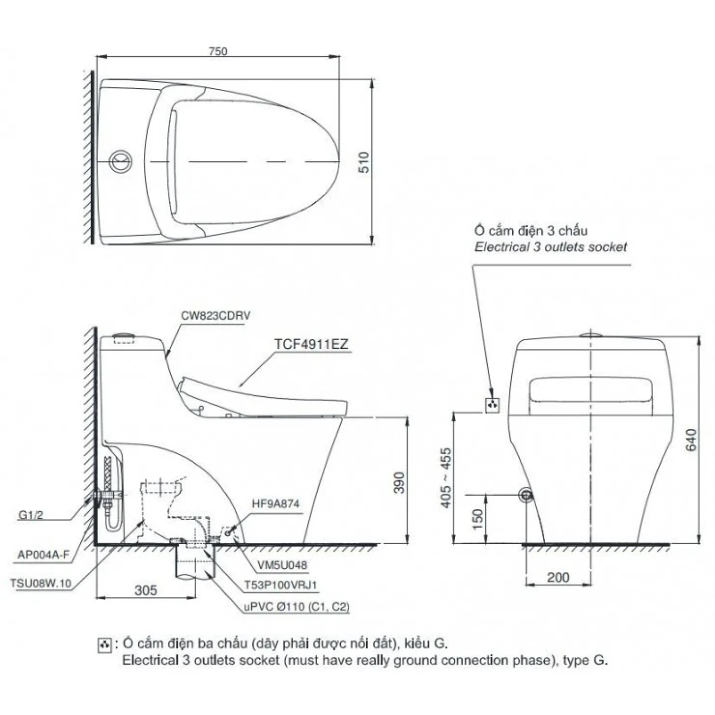 toto ms823cdrw12 bvkt