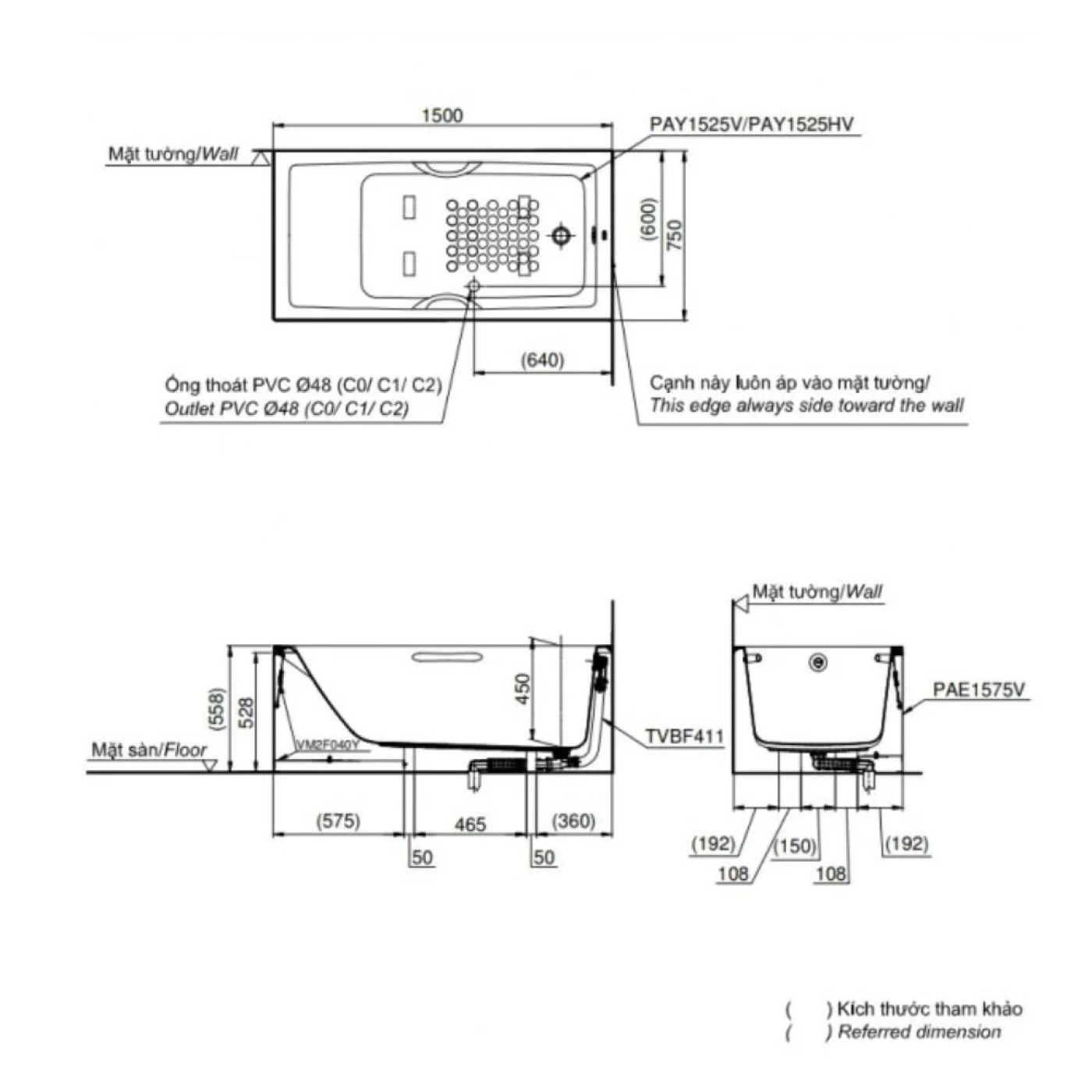 toto pay1525hvc w tvbf411 bvkt