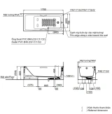 Bồn tắm nhựa TOTO PAY1715HVC/TVBF411 2