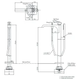 Vòi sen bồn tắm TOTO TBG08306AA/TBN01105B 2