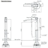 Vòi sen bồn tắm TOTO TBG09306AA/TBN01105B 2