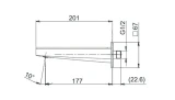 Vòi xả bồn GB TOTO TBG10001B 2