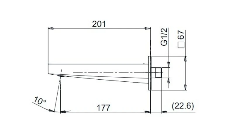 Ảnh Vòi xả bồn GB TOTO TBG10001B 2