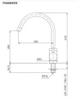 Vòi rửa bát TOTO TX606KES 2
