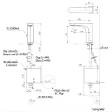 Vòi chậu cảm ứng TOTO TLE20006A 2