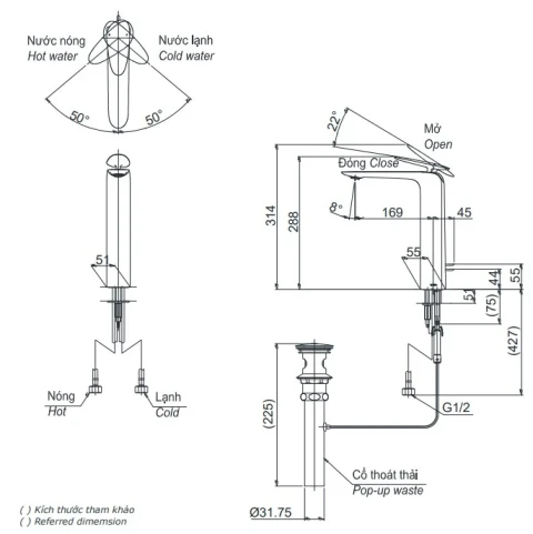 Ảnh Vòi chậu TOTO TLP03301A1 2