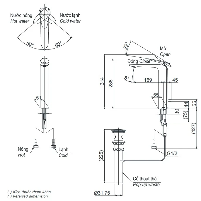 Ảnh Vòi chậu TOTO TLP03301A1 2