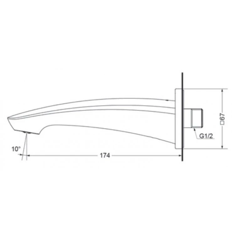 Ảnh Vòi xả bồn GM TOTO TBG09001B 2