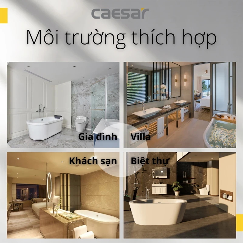 Ảnh Bồn tắm Caesar AT6270 4