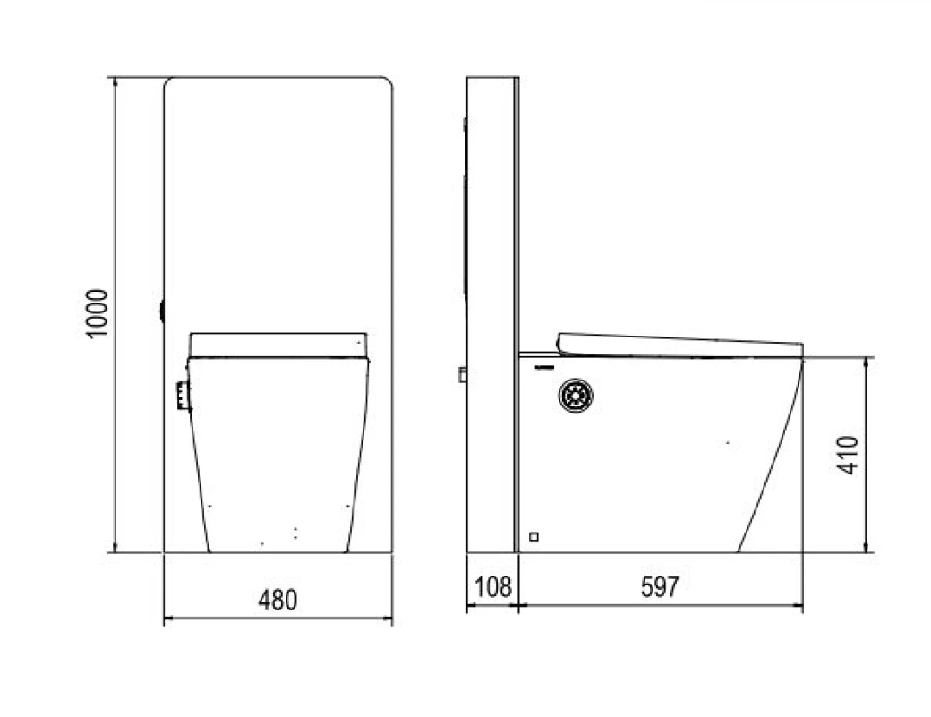 Bản vẽ kỹ thuật bồn cầu thông minh Viglacera Platinum P.16.321