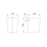 Chân Chậu Viglacera V50 2