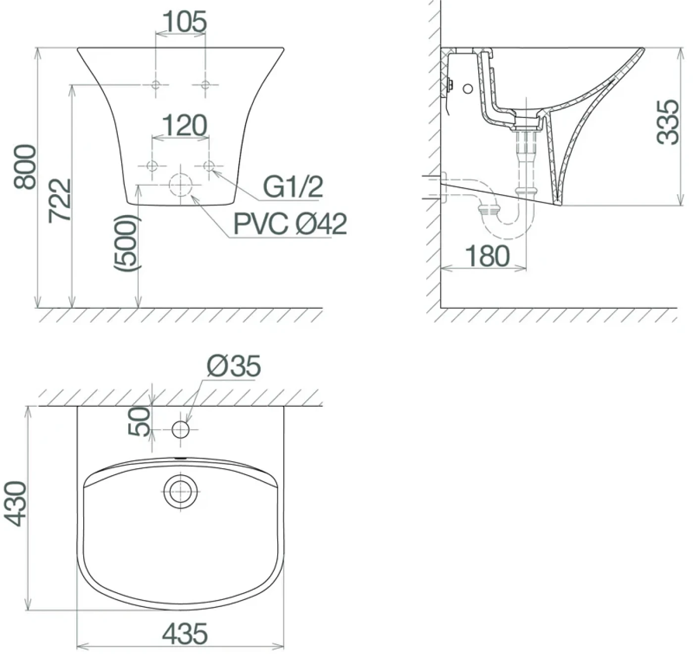 ban ve ky thuat chau rua treo tuong viglacera v64