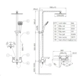 Sen tắm cây Sanfi SF593 2