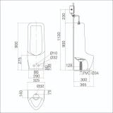 Bồn tiểu nam Viglacera BS604 2