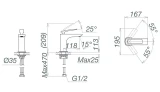 Vòi chậu Viglacera VG142 2
