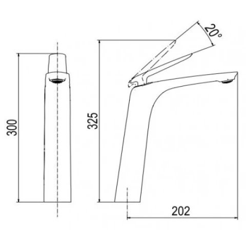 vòi chậu Viglacera Platinum P.52.326