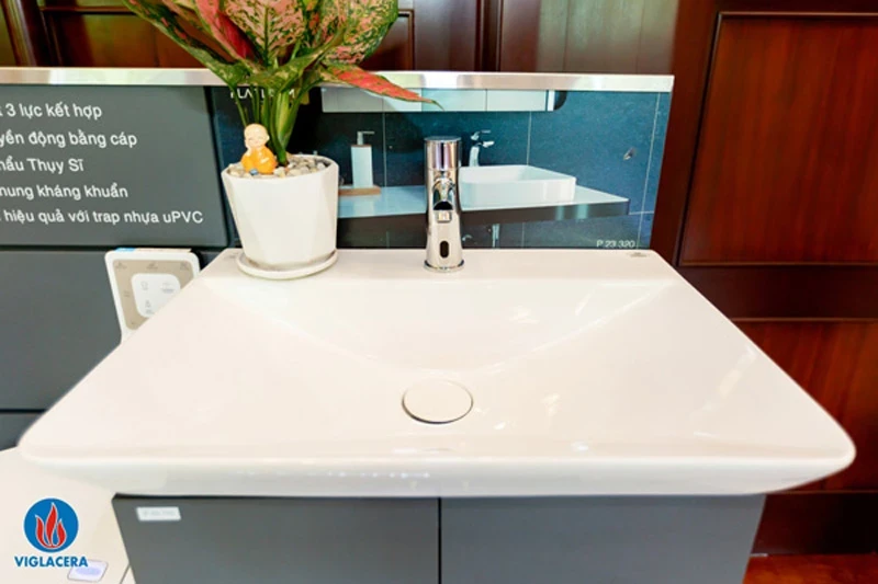 Ảnh Bộ tủ chậu Viglacera Flexi CB70 5