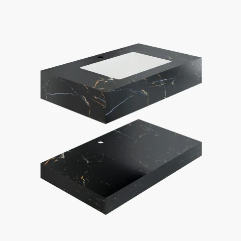 Chậu bàn đá 2 tầng Viglacera VI12-9GP01